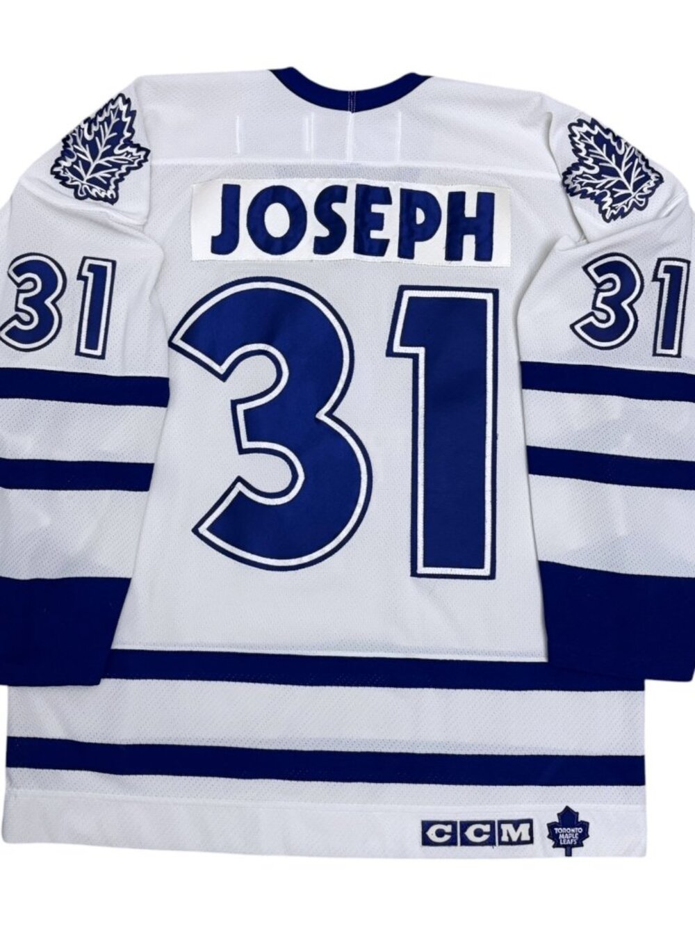 RARE CURTIS JOSEPH Jersey Toronto Maple Leafs Vintage 2000s NHL Hockey Large